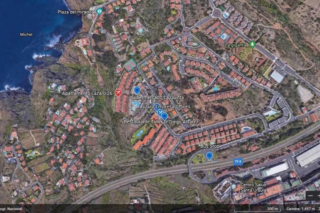Apartamento Lazaro 26 Terraza Con Vistas Al Mar ซานตา เออร์ซูลา ภายนอก รูปภาพ